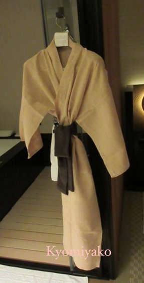 リッツ・カールトン京都客室浴衣
